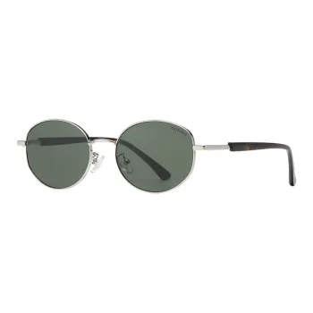 Do Na Alloy Plate Frame Oval Sunglasses Unisex