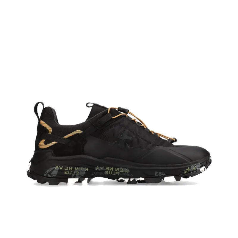 PREMIATA CROSS0.2 Low Top Casual Shoes Men's Black-1