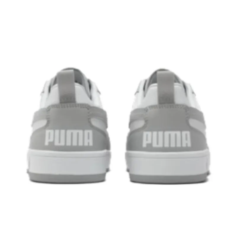 PUMA DRIBBLE Anti Slip Wear Resistant Low Top Skateboard Shoes Unisex Gray-3