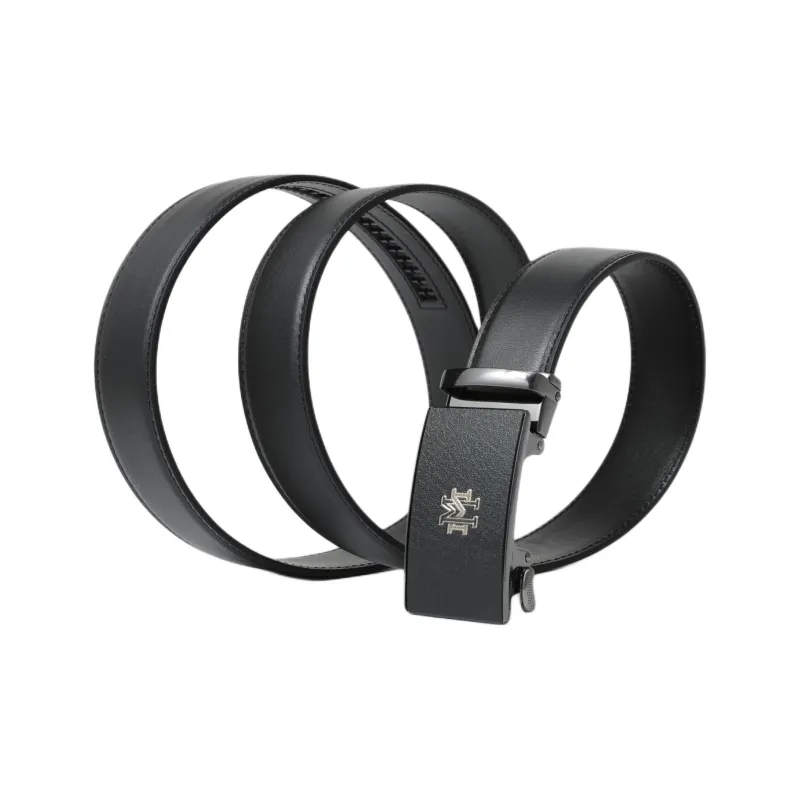 FION Mountain And Sea Journey Series Top Grain Cow Leather Leather Belts Men's 3.5cm-7