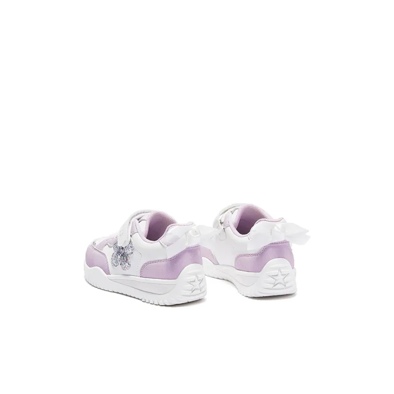 Snoffy Anti Slip And Wear Resistant Breathable Low Top Kids' Skateboarding Shoes Taro Purple/White Kids'-4