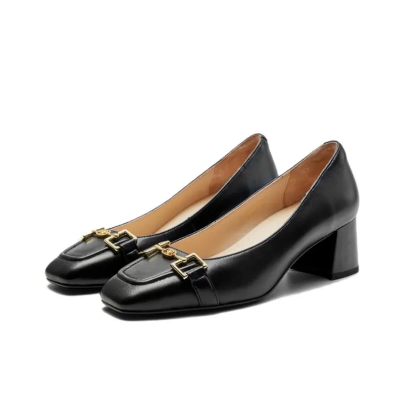 NINE WEST Chunky Heel High Heels 5.2cm Women's-2