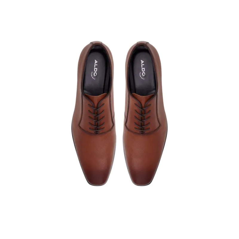 ALDO Dress Shoes Men Low Top Brandy/Black-4
