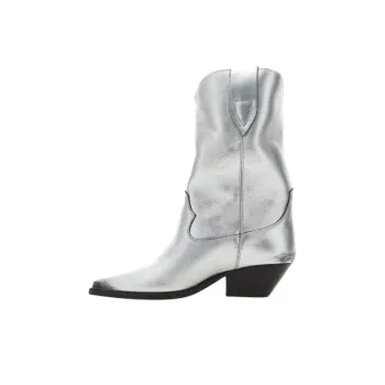 ISABEL MARANT Duerto Ankle Boots 4cm Women's Silver