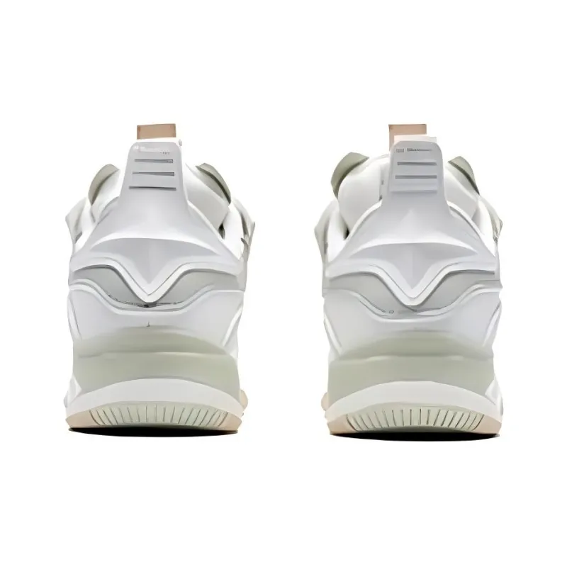 XTEP Yujie PLUS Anti-Slip Wear-Resistant Low-Top Skateboard Shoes Women's Green White-2