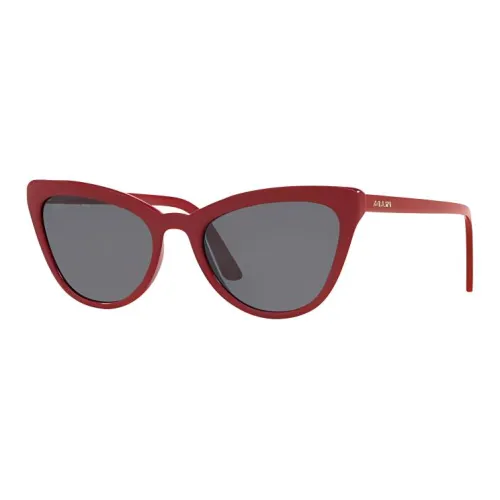 PRADA Plastic Cat Eye Sunglasses Women's Red