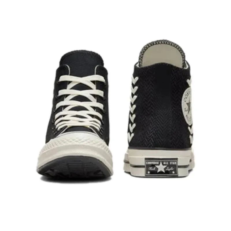 Chuck 70 Women's Converse High 'Crafted Laces Black Egret' Women's-3