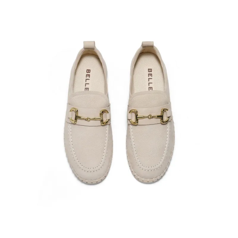 BELLE Loafers Women's Earth Yellow Beige-6