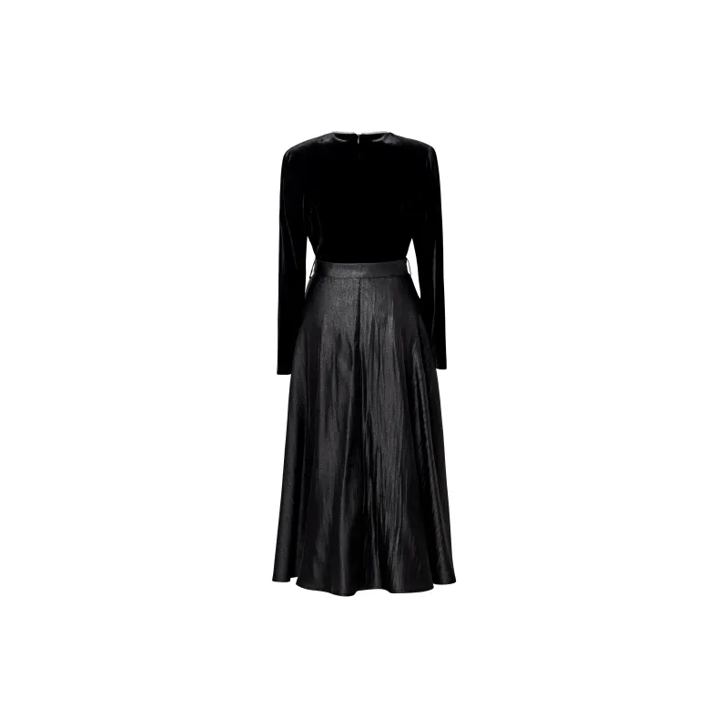 ROEYSHOUSE Long Sleeved Dresses Women's Black-1