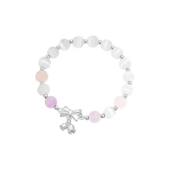 LAOYINFANG Glass Cat Eye Bracelets Women's