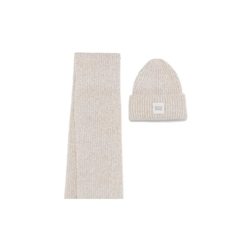 UGG Knitted Fabric Beanies Women's Gray-2