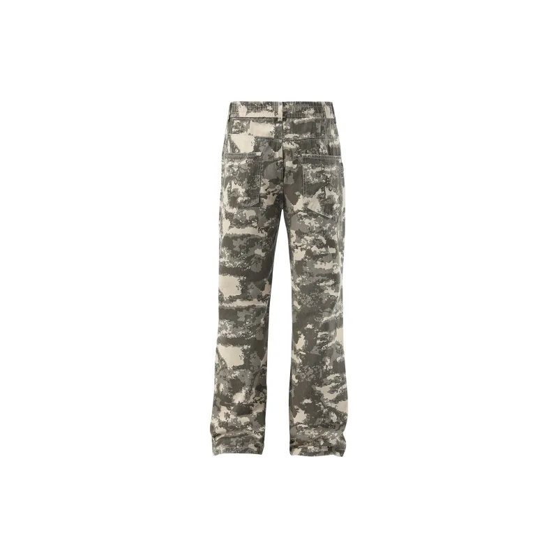 GSUE Casual Pants Unisex Camouflage-1