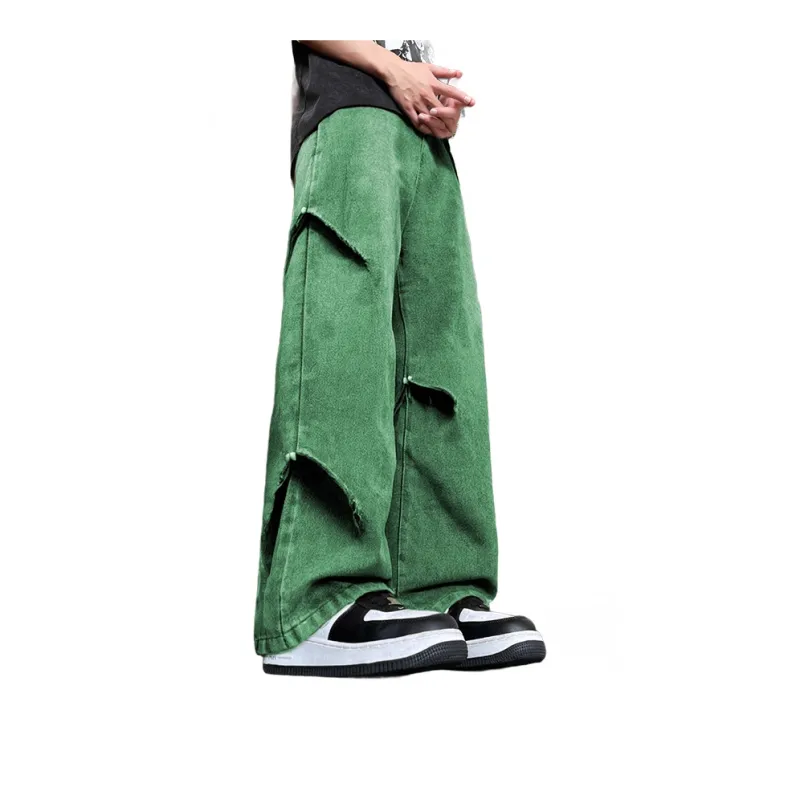 PAINT STAIN Jeans Unisex Dark Purple-456