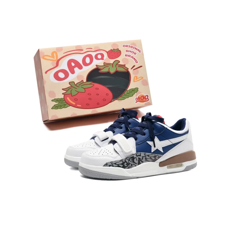 OAOQ Warm Cushioning Wear-Resistant Lightweight Low-Top Skateboard Shoes Unisex-15