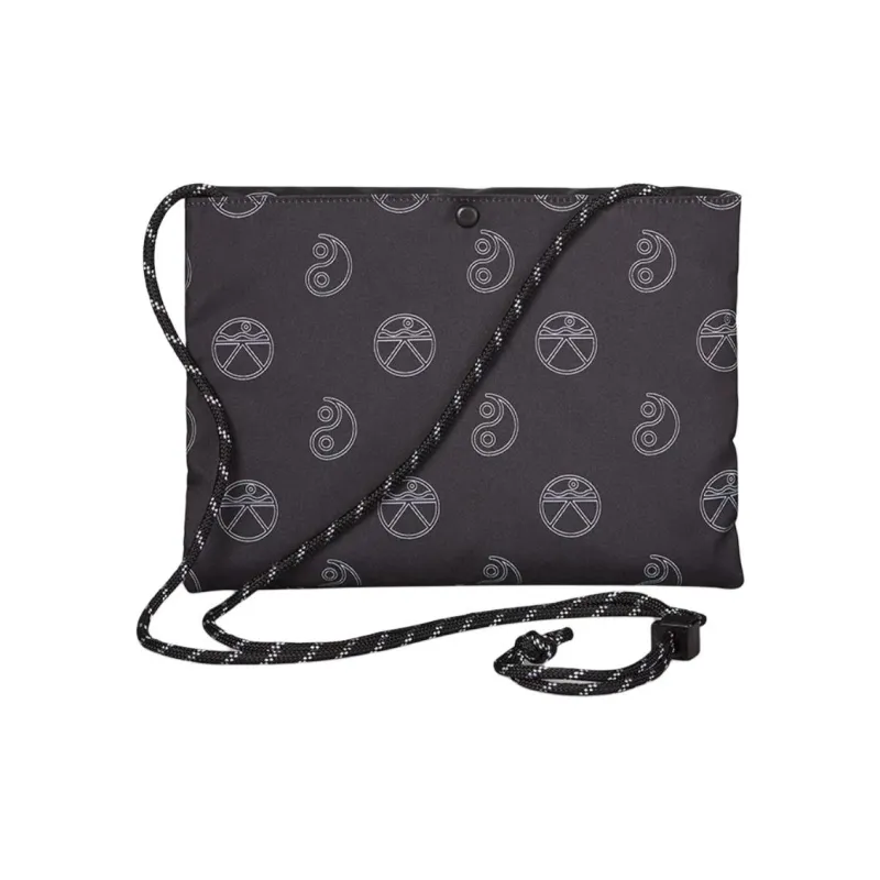 Dakine Polyester Shoulder Bag, Crossbody Bag Unisex Black Floral-1