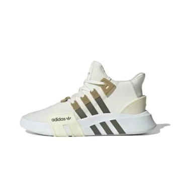 Adidas Originals Eqt Bask Adv Mid Top Casual Shoes Unisex White Green Brown