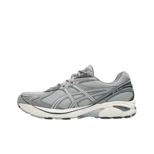 Asics GT 2160 Anti Slip Wear Resistant Low Top Running Shoes Unisex White Silver