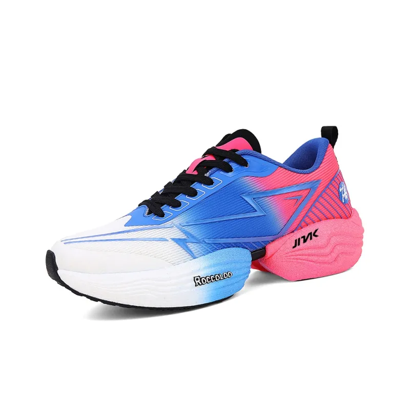 Lin Feng Cushioning Abrasion Resistant Rebound Height Increasing Low Top Kids' Running Shoes Aurora Blue Teenagers-1