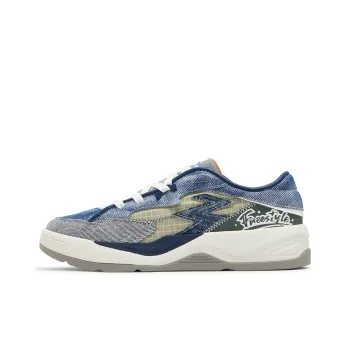 361° Durable Cushioning Mid Top Skateboard Shoes Men's Blue White