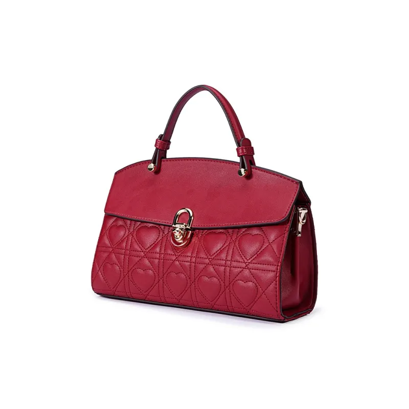 Dubaolu Polyurethane Synthetic Leather Shoulder Bag Crossbody Bag Handbag Medium Size Women's Multicolor-3