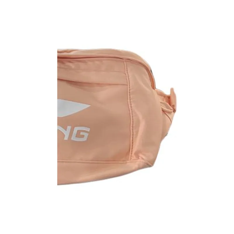 LiNing Polyester Sling Bag Regular Unisex Light Pink-3