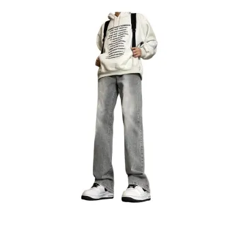 PAINT STAIN Jeans Unisex Smoke Gray