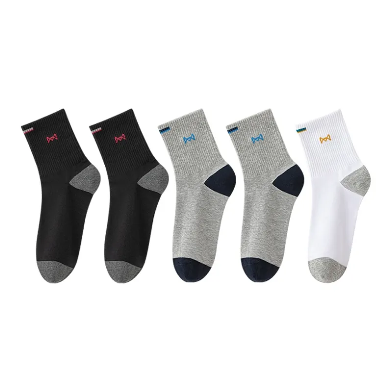 MIIOW Mid Calf Socks Men's 5 Pack-40