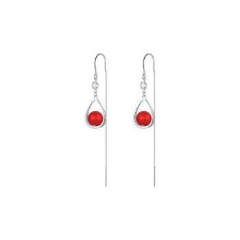 U state 999 Fine Silver Drop Earrings Unisex