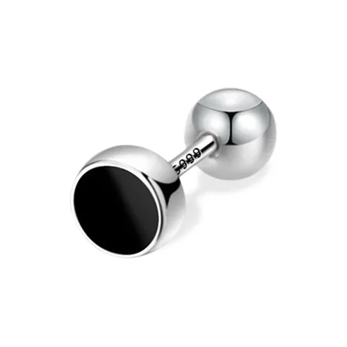 KIVA Sterling Silver Stud Earrings Unisex-6