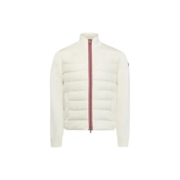 Moncler Logo Patch Zip Up Cardigan