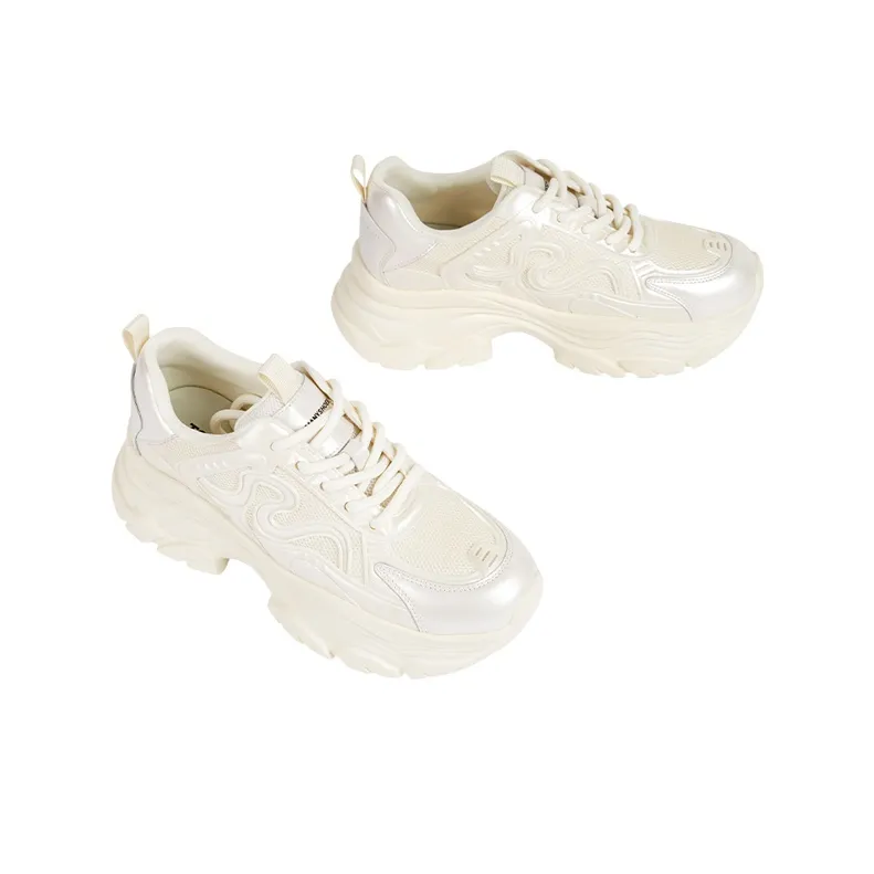 TOOMANYSHOES Heart Gravity Low-Top Chunky Sneakers Women's-7