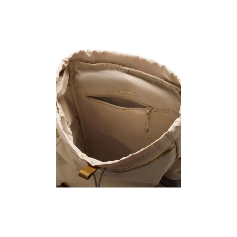 Lululemon Nylon Backpack Regular Unisex Caramel-4