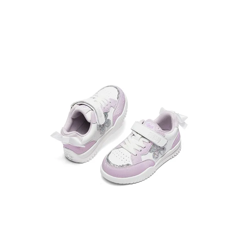 Snoffy Anti Slip And Wear Resistant Breathable Low Top Kids' Skateboarding Shoes Taro Purple/White Kids'-2