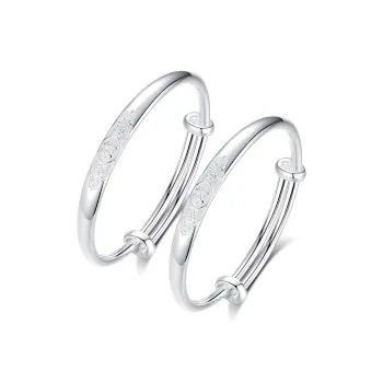 SHENGYALUO 999 Fine Silver Bangles Kids'
