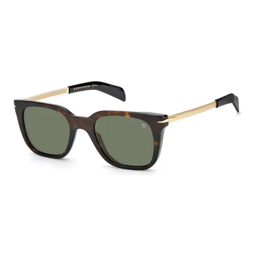 David Beckham Acetate Square Sunglasses Men's Tortoiseshell