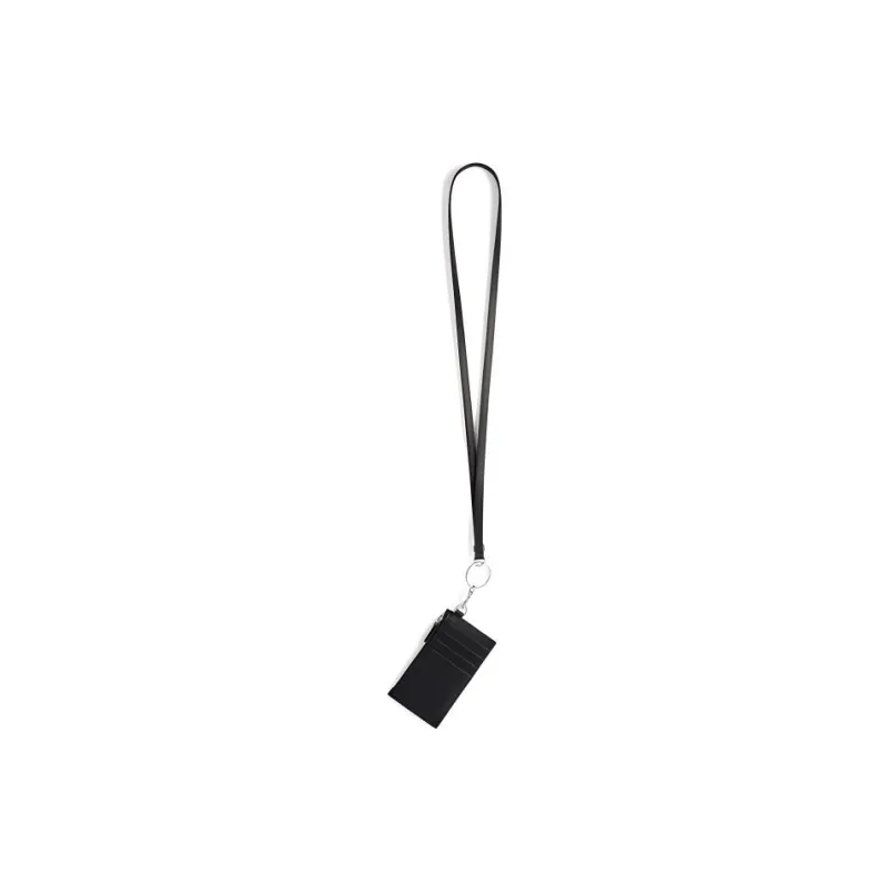 Balenciaga Cow Leather Card Holder Unisex Black-1