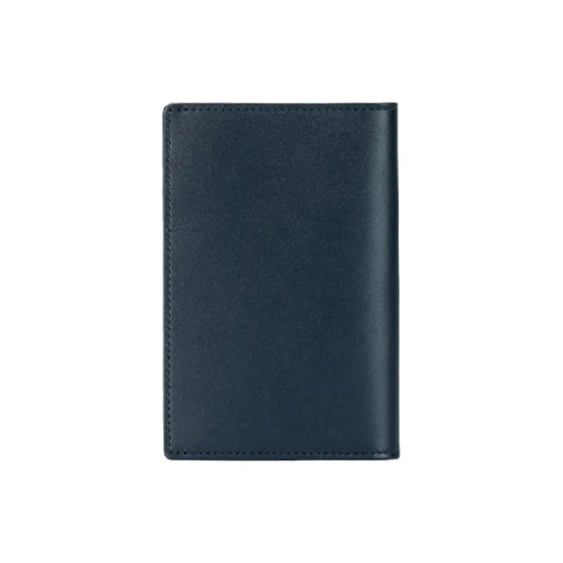 MONTBLANC Meisterstuck Leather Business Card Holder Card Holder Card Wallet Men's Indigo/Brown-3