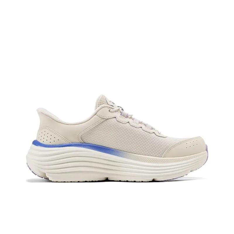 Skechers Slip Ins Anti Slip Wear Resistant Low Top Casual Running Shoes Women's Ecru-1