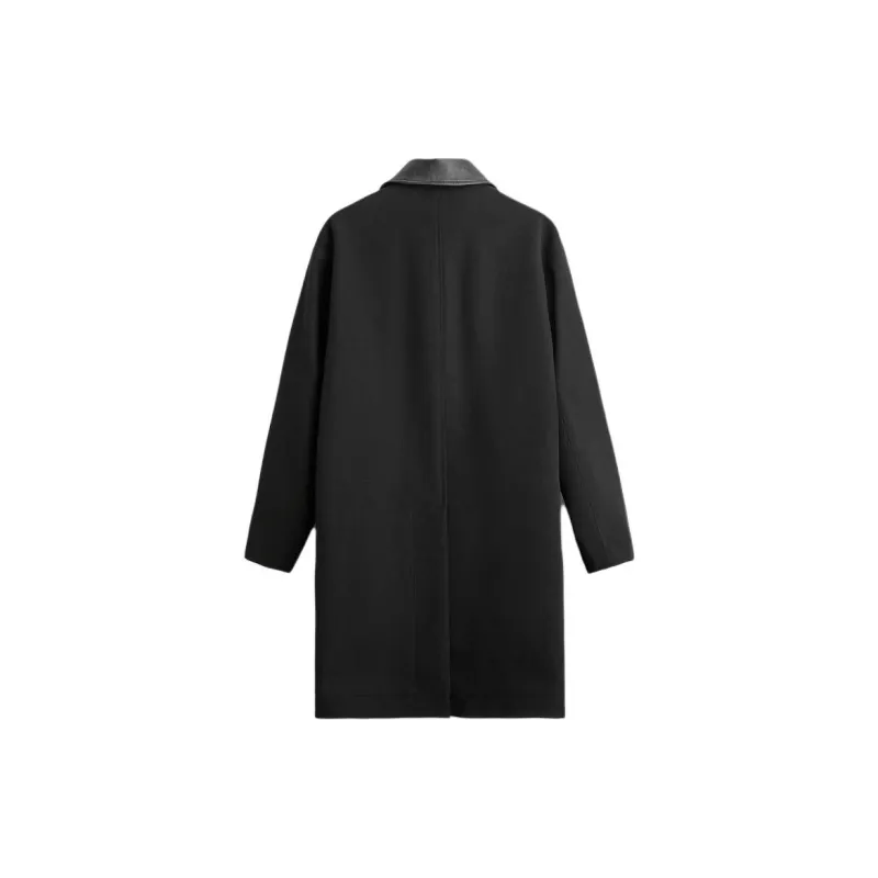 ZARA Trench Coats Men Black-1