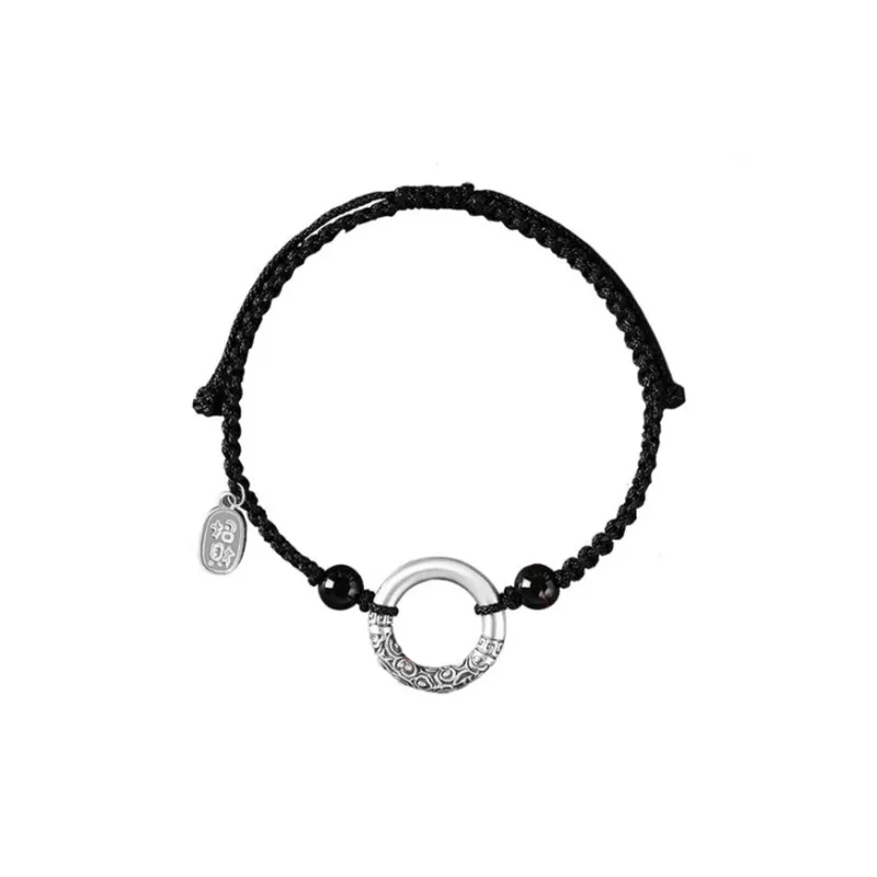 CHINA GOLD 990 Silver Bracelets Unisex-0