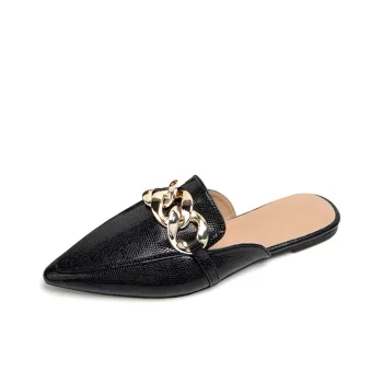 TADSW Rubber Sole Abrasion Resistant Slip Resistant Wrap toe Slippers Women's