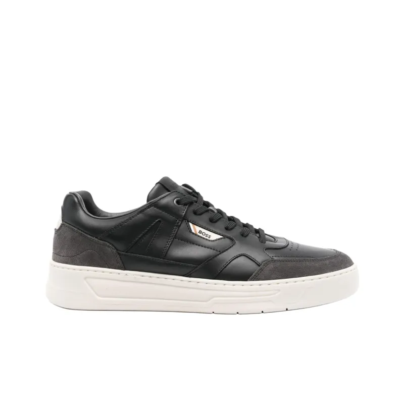 HUGO BOSS Baltimore Low Top Skateboard Shoes Men's Black-1