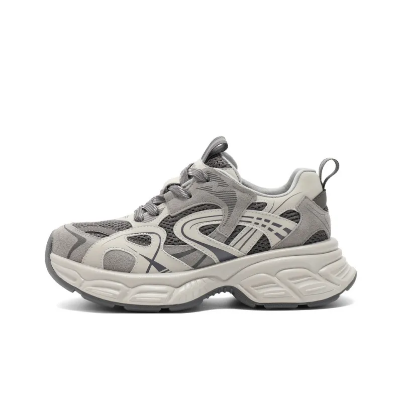 BELLE Anti-Slip And Wear-Resistant Lightweight Low-Top Chunky Sneakers Women's-0