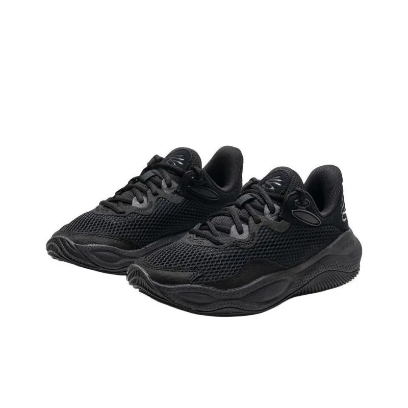 Under Armour Curry Splash 24 Durable Breathable Low Top Basketball Shoes Unisex Black-1