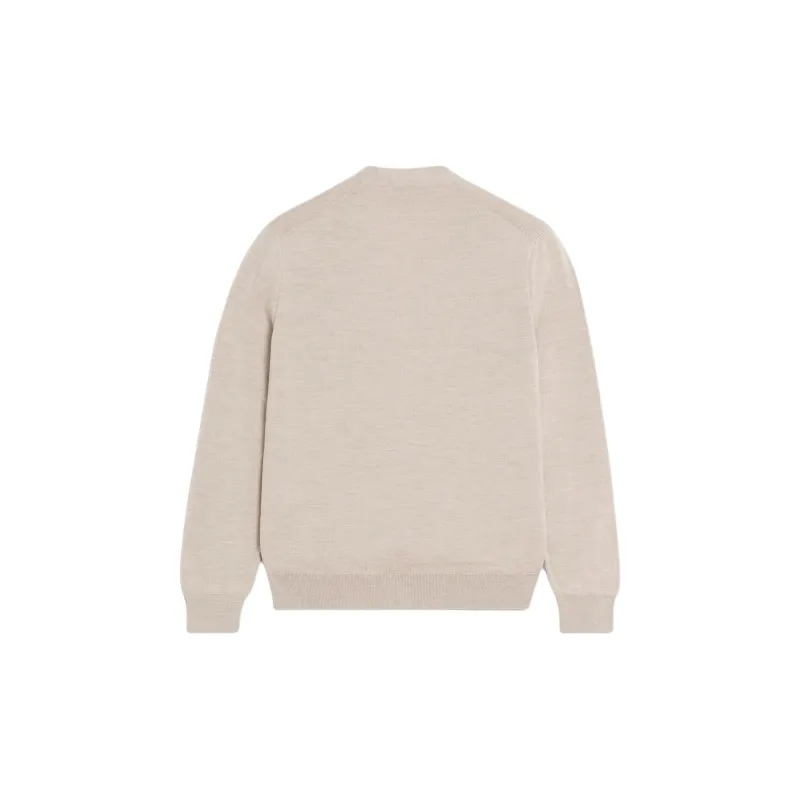 Maison Kitsune Bold Fox Head Patch Cardigan-1