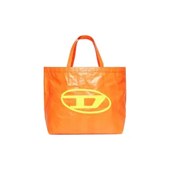 DIESEL Oval D Logo Printed Tote Bag