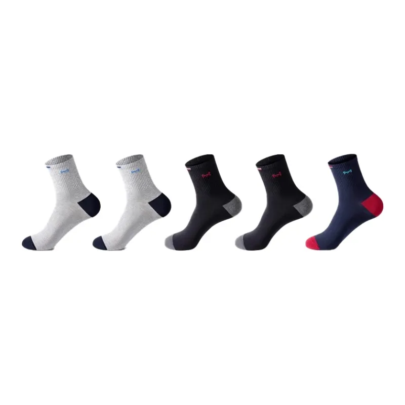 MIIOW Trend Party Series Mid Calf Socks Unisex 5 Pack-15