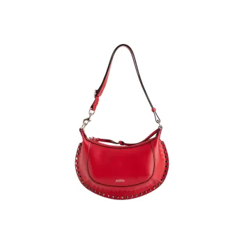 ISABEL MARANT Oskan Moon Stud-Detailed Shoulder Bag