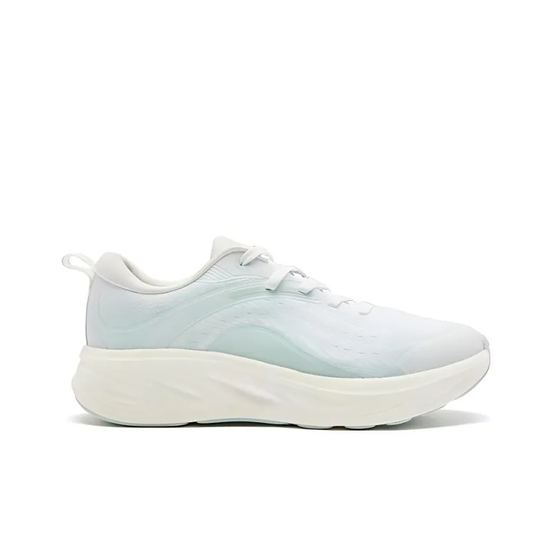 QIAODAN Cushioning Rebound Low Top Casual Shoes Women's White Green-1