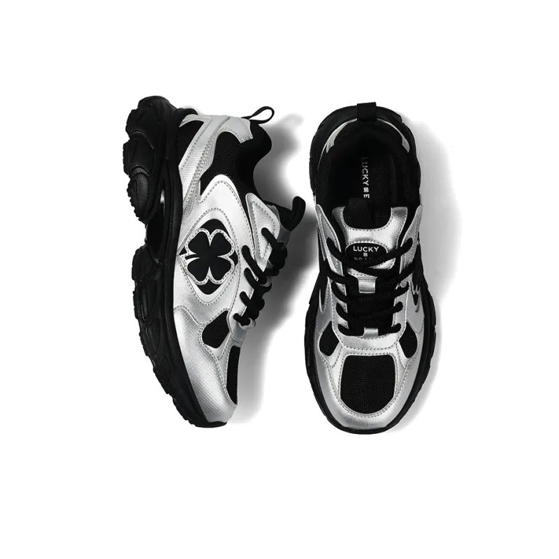 LUCKY BRAND Shock Absorbers With Abrasion Resistant And Slip Resistant Properties Low Top Chunky Sneakers Unisex-4